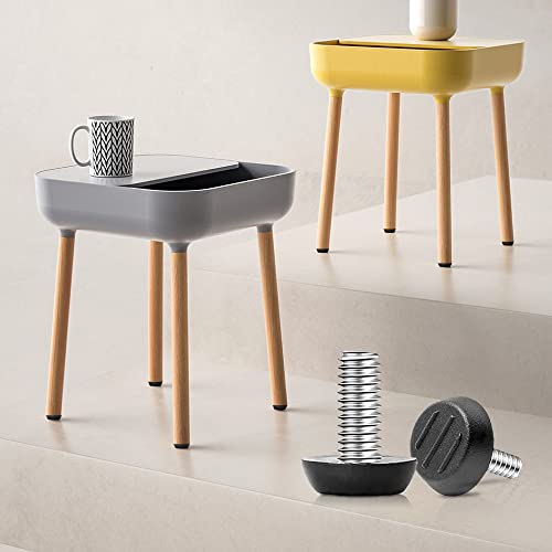 FAURAPMNG M6 verstellbare Möbelfüße mit Gewindeschrauben, für Tisch, Stuhl und andere Möbel, 70 Stück