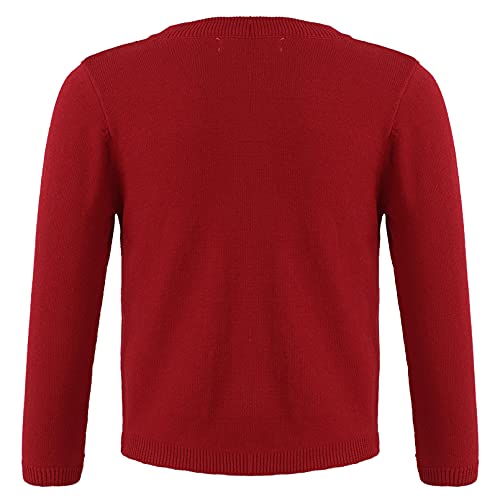 Girls Knitted Cardigan Sweater Kids Long Sleeve Button Cotton Uniform Sweaters Spring Autumn Knitwear2