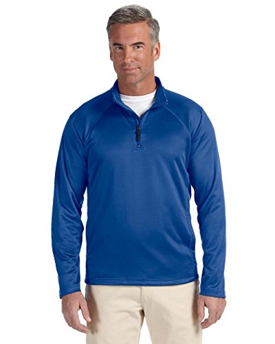 Devon & Jones Men's Stretch Tech-Shell® Compass Quarter-Zip 3XL TRUE ROYAL