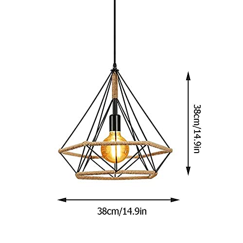 CSSYKV Lampada a Sospensione a Forma di Diamante