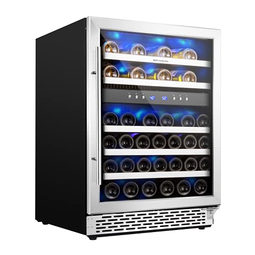 Phiestina 24 Inch Under Counter Wine Cooler - 46...