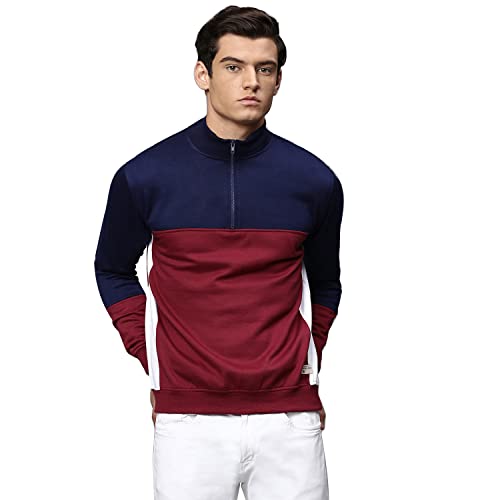 Image of Dennis Lingo Men's Poly Cotton Sweatshirt - Regular Fit, Full Sleeves, Casual Winter Wear for Men