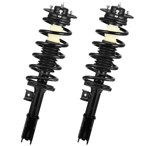 Image of Detroit Axle - 12pc Front End Suspension Kit for 2005-2006 Chevrolet Equinox Pontiac Torrent, 2 Lower Control Arms w /Ball Joint 4 Tie Rods 2 Sway Bars 2 Struts & Coil Spring 2 Boots Replacement