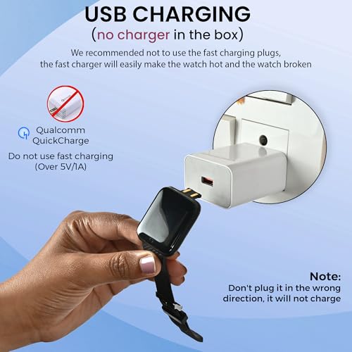 Image of Bouncefit D20 Y68 Fitness Band Smart Watch for Men, Women, Boys, Girls, Kids - Single Touch Interface, Water Resistant, Workout Modes, Quick Charge Sports Smartwatch - Jet Black (FF)