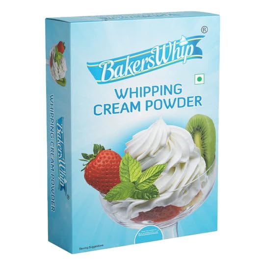 Bakerswhip Whipping Vanilla Cream Powder | Fluffy Whipping Cream for Cakes, Muffins, Cupcakes | Easy to Make | Tasty and Smooth | Pack of 450g (B0D9LSXR6S) Amazon Price History, Amazon Price Tracker