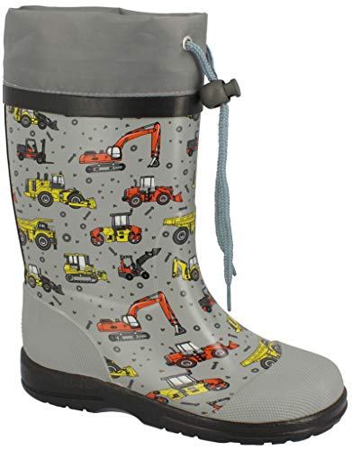 Beck Baustelle, Botas de Agua Niños, Gris (Grau 24), 30 EU