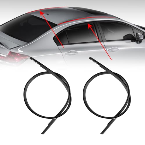 2Pcs Left and Right Roof Trim Molding Kit Fits for