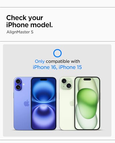 Image of Spigen AlignMaster S [Privacy] Tempered Glass Screen Guard for iPhone 16 / iPhone 15 [2 Pack]