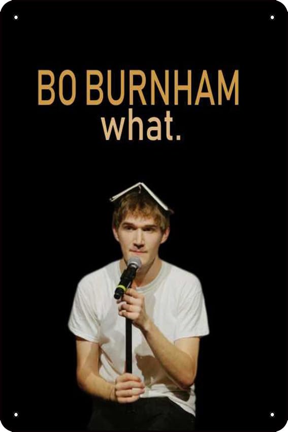 Bo Burnham: What. (2013) Movie Plaque Poster Metal Tin Sign 8" x 12" Vintage Retro Wall Decor