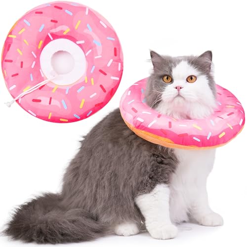 Hpetppy Cat Cone Collar, Soft, Adjustable, Wound Recovery