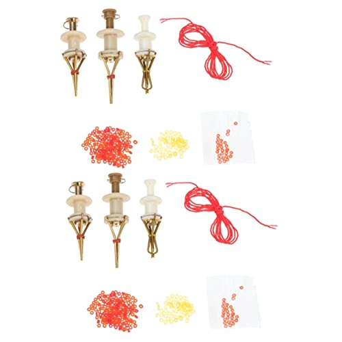 balacoo 5sets Ergonomic Design Clips Durable Fishing Supply Portable Worm Clip 3pcs*5 Random Color