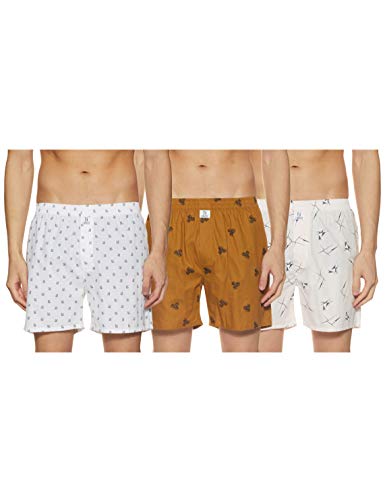Image of Longies Men's Cotton Printed Regular Boxer Shorts