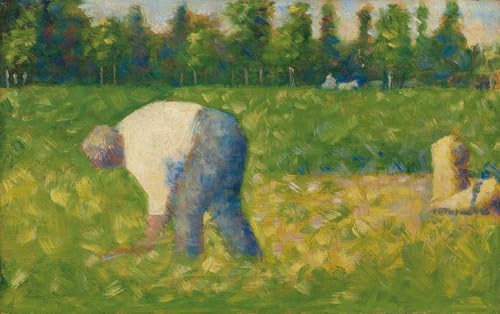 Peinture Seurat Travail paysan habille les grands murs vides de la maison