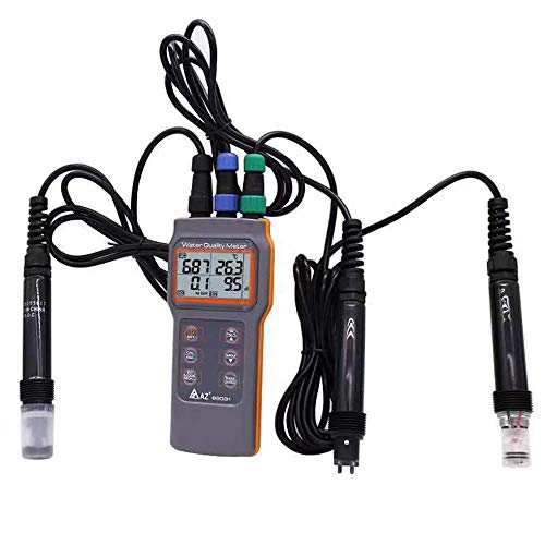 AZ-86031 5 in 1 Water Quality Meter Dissolved Oxygen Tester PH Meter PH Conductivity Salinity Temperature Meter AZ86031
