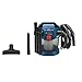 Bosch Professional 18V System aspirateur eau et poussière sans-fil GAS 18V-10 L (sans batterie ni chargeur, avec flexible 1,6 m, coude, 3 tubes, suceur droit 250 mm, suceur sols, filtre plat plissé)