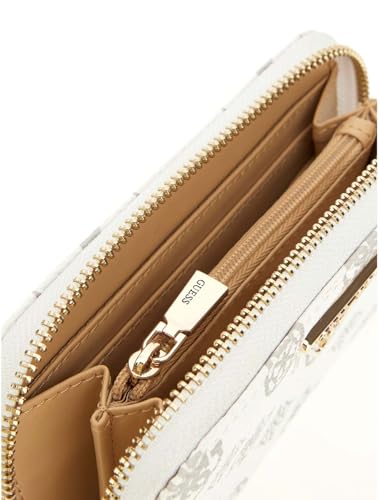 Portefeuille GUESS Laurel luxe discret et détails logo blanc format M - 2
