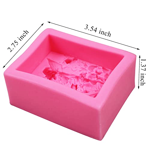 Silicone Soap Molds, Aidoit 2 Pack Angel Girl Silicone Molds 3D Flower Fairy Beauty Angel Soap Molds For Handmade Soap Diy Cake Baking Art Craft Decoration #TOP3