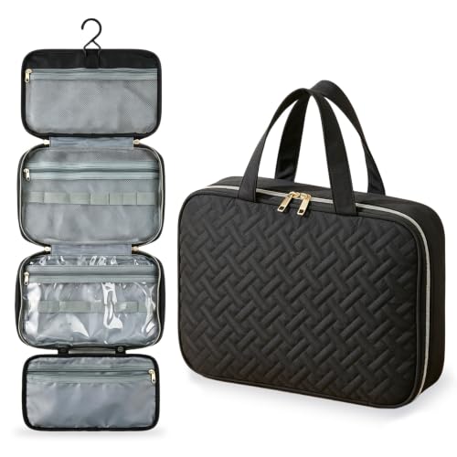 hautllaif Hanging Toiletry Bag for Women,Waterproof Travel Bag with Hook