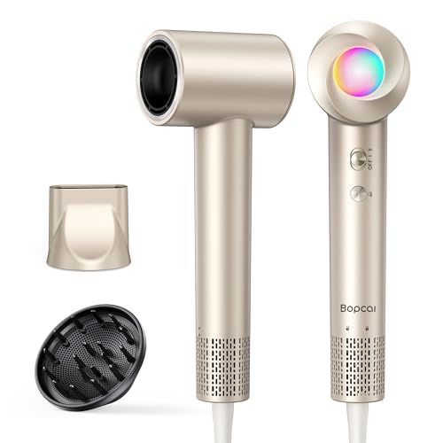 Ionic Hair Dryer with Diffuser - 160000RPM High-Speed Blow Dryer,