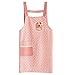 YXDZ Grembiule Giapponese Carino Vita Adulto Signora Moda Coreana Giardino Cucina Cucina Lavoro A Casa Impermeabile Resistente All'Olio Rosa