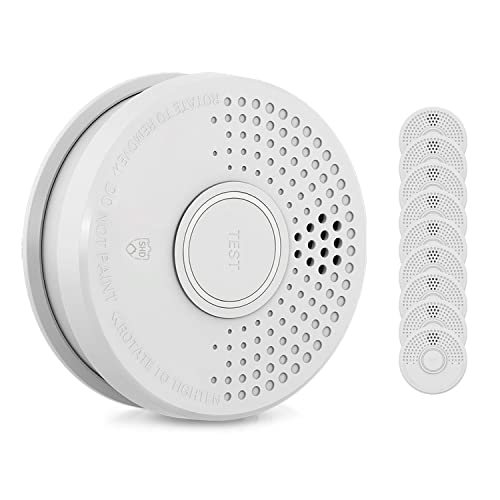 SHD by OneConcept Rauchmelder, 10x Mini-Rauchmelder, Feuermelder mit Batterie, Rauchmelder 10er-Set...