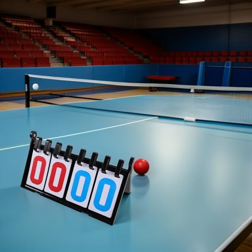 Marcador deportivo de plástico con 4 dígitos Alipis miniatura 7