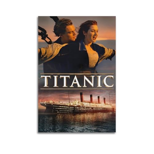 nshdahns Póster de Titanic, arte de pared, arte vintage, decoración de habitaciones, póster estético para dormitorio, estilo sin marco, 30 x 45 cm