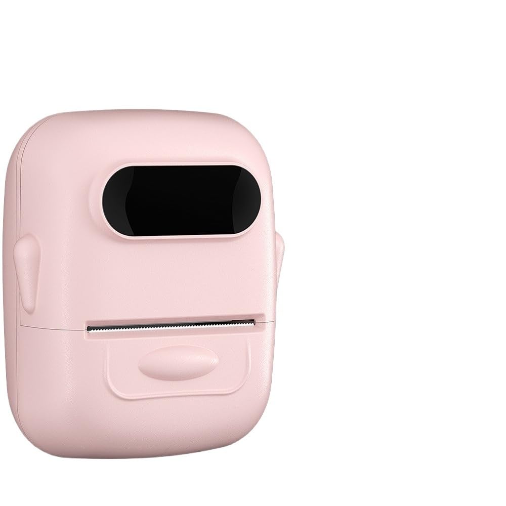 Stampante for etichette wireless P50 Etichettatrice termica Bluetooth senza inchiostro Macchina for adesive,Resistente alle cadute(Yellow)