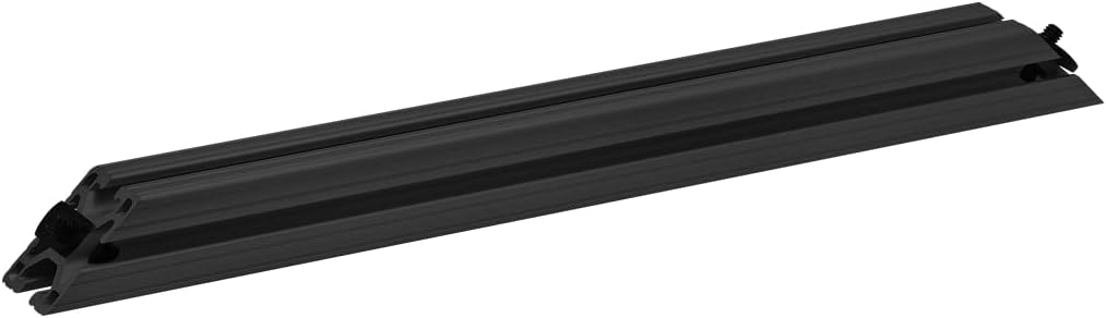 80/20 Inc, 2563-Black, 15 Series 1515-Lite x 18" Long 45 Degree Support, Black Anodize