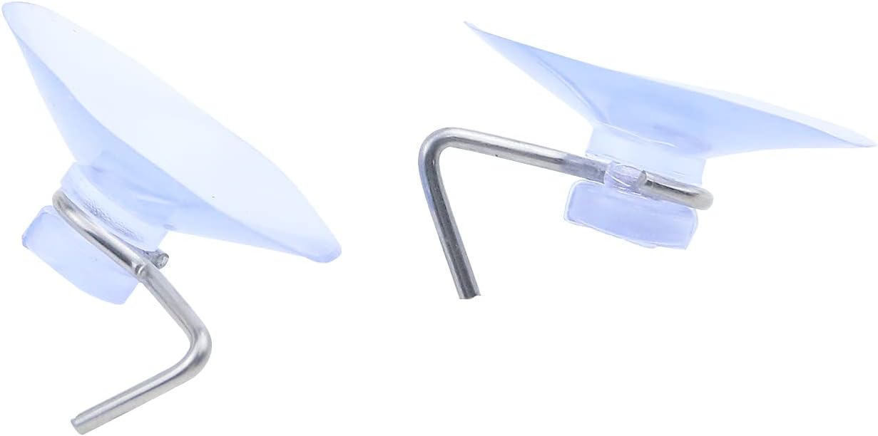 Buу 1 gеt 1 Antrader All Purpose PVC Suction Cup with Metal Hooks for Home Kitchen Bathroom Wall ,1-1/5-Inch Diameter, Pack of 50