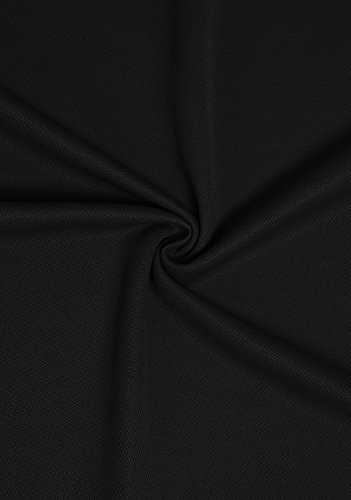 CLOVERY Golf Wear Moisture Wicking Long Sleeve Basic Polo Shirts BLACK US M/Tag M