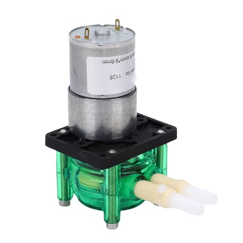 Hilitand Peristaltic Pump Liquid Dosing Pump 500mL min High Flowrate with DC Brushed Motor Fixed Pump Tube for Aquarium Lab Industrial Filling (24v)