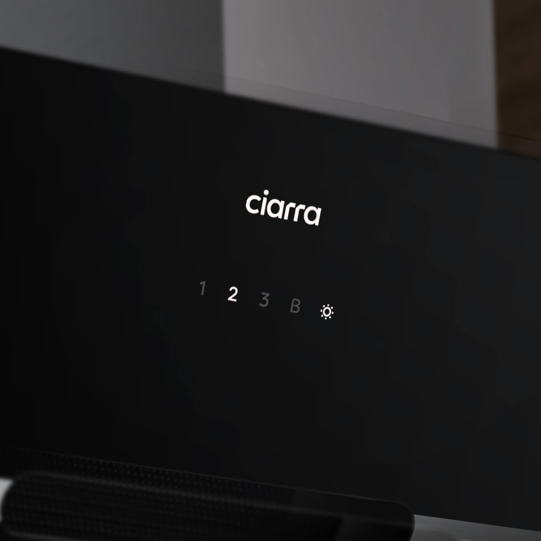 CIARRA CBCB6736F Campana Extractora 60cm CLase A+++ Wi-Fi App Touch-Booster Evacuación al Exterior y Recirculación Interna por Filtro de Carbón CBCF003