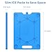 OUTXE Ice Packs for Coolers - 5 Large- 9.5 x 13 Inch, Space Saving - Reusable, Long Lasting, Cold Freezer Packs for Coolers&Totes to Keep Food Fresh