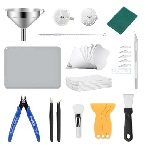 Resin 3D Printer Accessories Kit, Including Cleaning