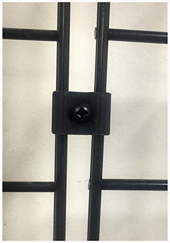 Gridwall Joining Clips Black for Joining Grid Panels Lot of 12 Pieces