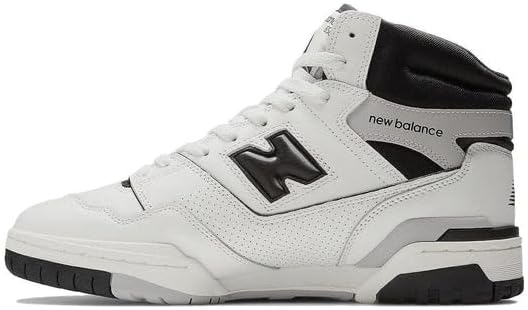 New Balance Men's 574 Rugged Sneaker, White Black, 13