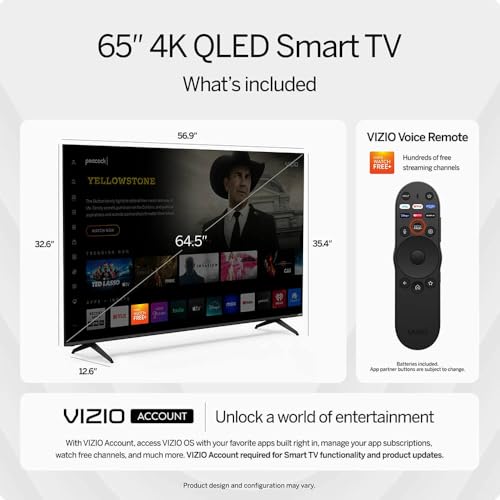 Image of VIZIO M65Q6L4 65 in.; Class Quantum 4K QLED HDR Smart TV