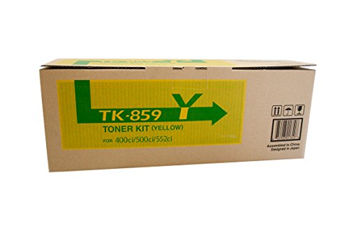 Cartouche toner Kyocera TK-859Y jaune haute capacité de 18000 pages