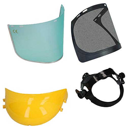 Casque sécurité Protection tronçonneuse Jardinage forestier & 2 visières Claire