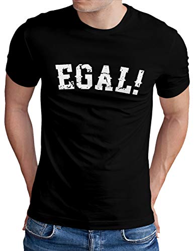 OM3® Niezależnie od tego, czy t-shirt | męski | zabawne hasło Statement Quote Kult Vintage | S - 5XL, czarny, 3XL