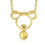 CHOW SANG SANG 999.9 24K Gold Price-by-Weight Gold Chinese Zodiac Gifting Pendant for Women 91904P [Not Include the Necklace] (Rat)