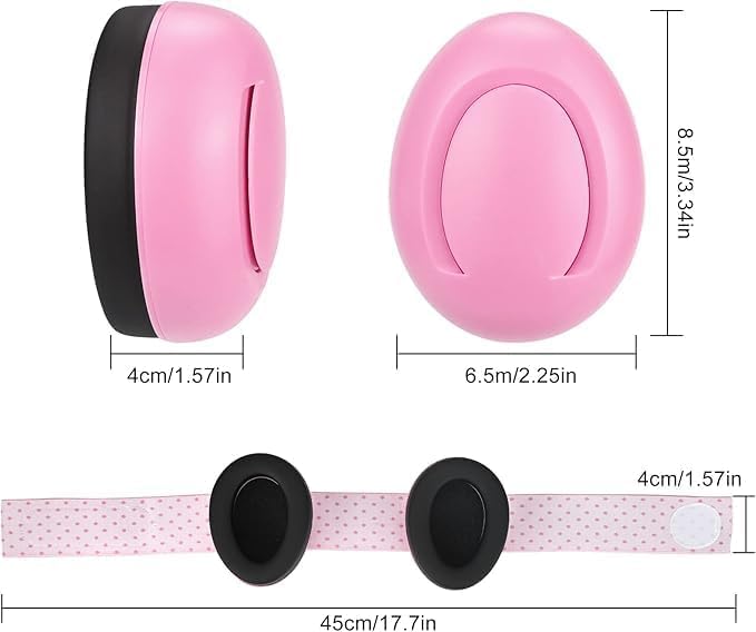 JITIFAZH Baby Ear Defenders, 0-36 Months Baby Noise Cancelling Headphones - Image 4