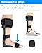 Furlove AFO Drop Foot Brace Medical Ankle Foot Orthosis Support Foot Drop Postural Correction Brace (Large, Left)