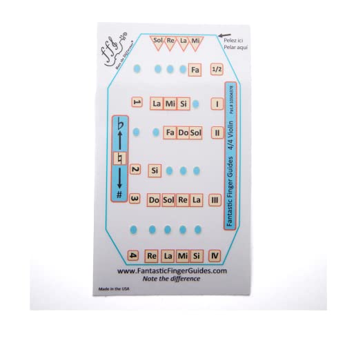FFG NOTE THE DIFFERENCE Violinen-Fingerführung für Anfänger & Erwachsene, Ideal für Saiteninstrumente, Lernhilfe für Notenkenntnisse & Positionierung