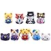 Sailor Moon Decorazioni, Hilloly 9 Pezzi Cat Cake Topper Mini Figurine, Mini Figure Forniture per Decorazioni per Torte Mini Personaggi da Collezione (2-5cm)