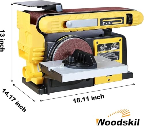 Woodskil 4.5-Amp Belt & Disc Sander