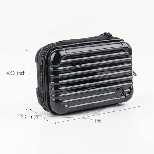 Image of Stealodeal Travel Organizer Black Pouch Case Portable Water-Resistant