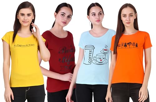 NIVIK, Printed Designer Cotton Tops for Women, Summer wear Casual...