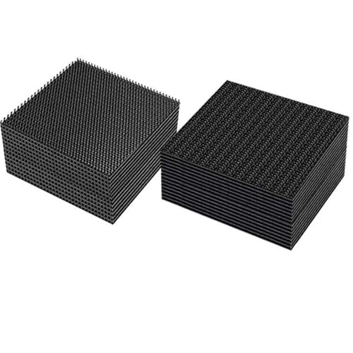XINJIDUO 30 Pairs 2 Inch Square Hook Loop Dots,Double Sided Adhesive Dots, Nylon, Waterproof, Hot Melt Adhesive, High Temperature Resistant, Strong Adhesion (Square)
